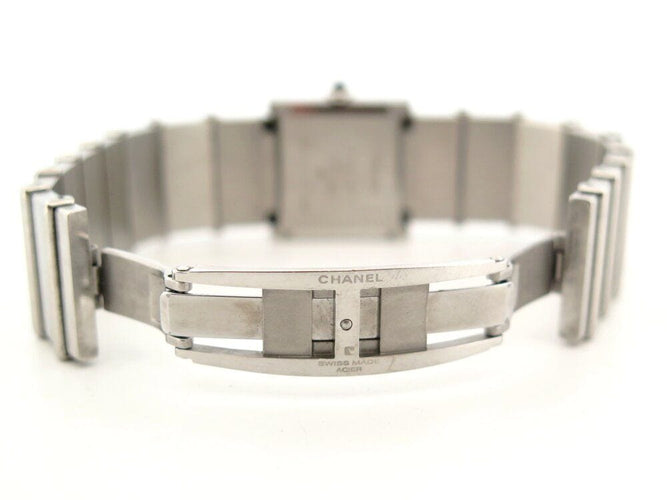 Montre vintage montre CHANEL mademoiselle h0826 en acier 23mm quartz + boite lady 58 Facettes 266161