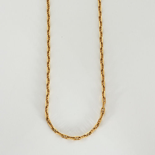 Collier Chaine or jaune maille marine 58 Facettes LP154/6