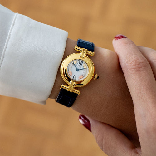 Cartier Must Colisée - Ivory trinity dial 58 Facettes