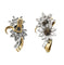 Boucles d'oreilles Boucles d'oreilles, "Edelweiss", en or jaune, platine et diamants. 58 Facettes 29984