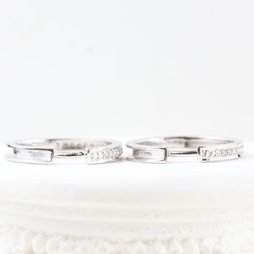 Minđuše Minđuše alke od belog zlata 18k i brilijantski dijamanti 58 Facettes 133710D