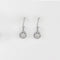 Boucles d'oreilles Boucles d’oreilles pendantes diamants or blanc 58 Facettes