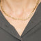 Collier Collier Alternée 1+1 en or jaune 58 Facettes LP880/6
