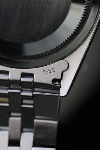 Montre ROLEX - Montre Datejust 16234 cadran noir année 2002 58 Facettes