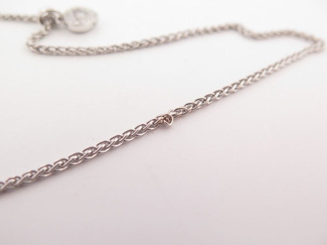 Collier collier CHOPARD happy diamonds or blanc 58 Facettes 258745