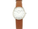 Montre montre HERMES arceau mm quartz 34 mm en acier & cuir + boite 58 Facettes 264615