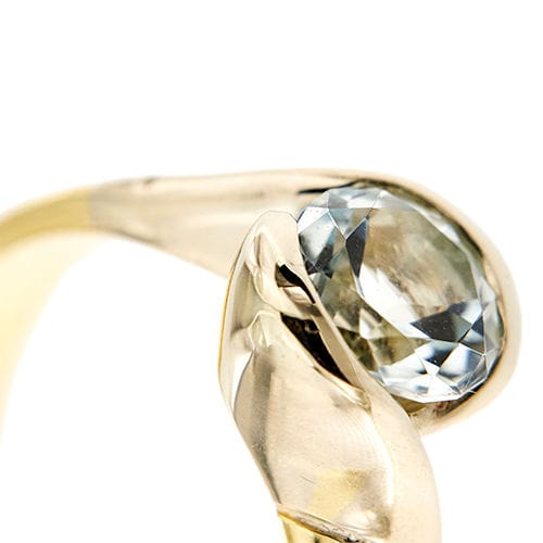 Bague 56 Bague Aigue-marine 58 Facettes 37206