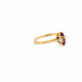 Bague 51 Bague or jaune diamants rubis 58 Facettes 104-GS36586