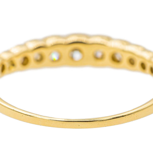 Bague 50 Bague Demi alliance Or jaune Diamant 58 Facettes 3548159CN