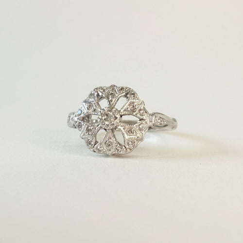 Bague 54 Bague n° 37｜Or et diamants 58 Facettes INV037
