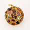 Pendentif Pendentif or jaune, quartz, grenats, tourmalines, péridots et topazes 58 Facettes GU268