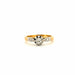 Bague 54 Solitaire Or Jaune Diamants 58 Facettes 87-GS28829