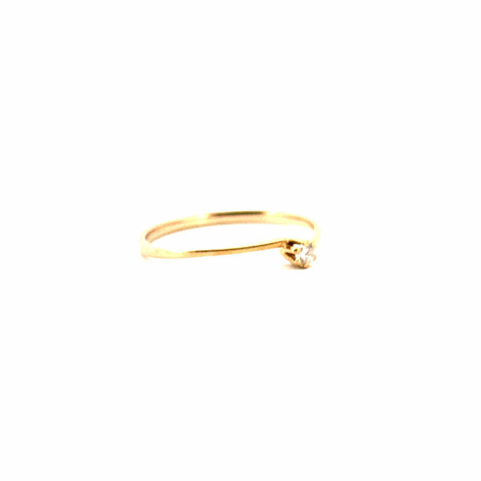 Bague 56 Solitaire Or Jaune Diamant 58 Facettes 30-GS36248