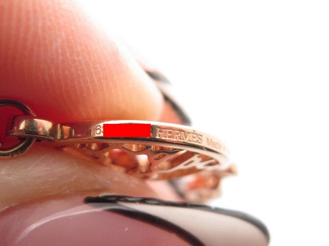 Collier collier HERMES chaine d'ancre passerelle en or diamant 58 Facettes 257494