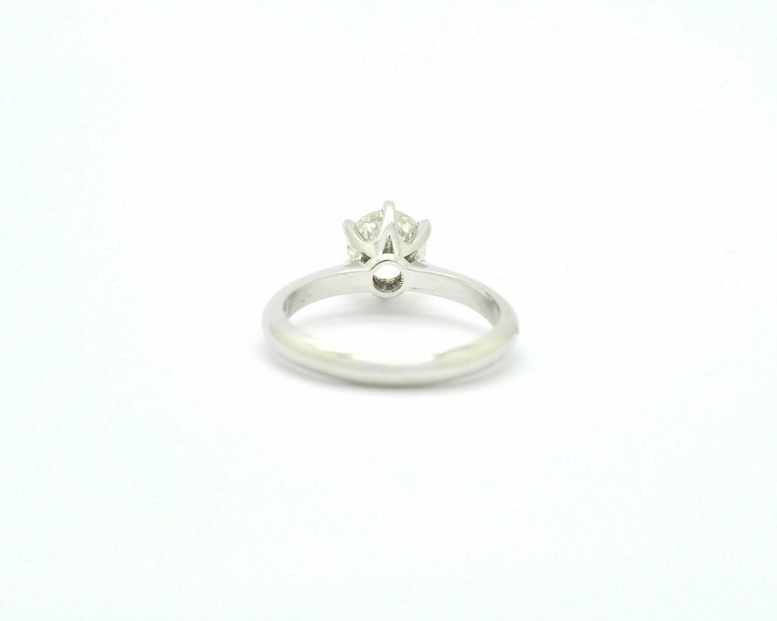 Bague Bague solitaire en or blanc avec diamants 58 Facettes