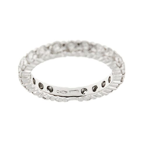 Bague 54 Alliance américaine diamants 2,10 ct 58 Facettes 37140