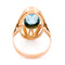 Bague 60 Bague en or jaune 14 carats avec aigue-marine 58 Facettes B4E77FDDF47141108E456464A9E87177