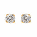 Boucles d'oreilles Boucles d'oreilles Or jaune Diamant 58 Facettes 3743341CN