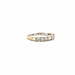 Bague 50 Alliance demi-tour or blanc diamants 58 Facettes 102-GS28786