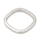 Bague 48 Dinh Van Bague Alliance Carré Or blanc 58 Facettes 4061231CN