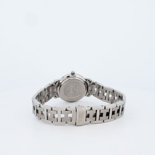 Bracelet Hermès Cape Cod - Cadran bleu arabe - SM 58 Facettes