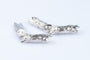 Boutons de manchette Boutons de manchette diamant en or blanc 18 carats 58 Facettes BM-77-90