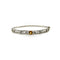 Bracelet Edwardian Yellow Sapphire and Diamond Filigree Bracelet in Platinum 58 Facettes