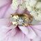 Bague 52 Bague ancienne vintage or rose et diamants 58 Facettes 25-011