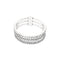 Bague 50 Bague Messika, "Gatsby", 3 rangs or blanc et diamants. 58 Facettes 35330