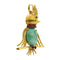 Pendentif Pendentif perroquet avec turquoise, rubis et diamant 58 Facettes 38352