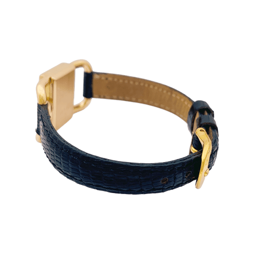 Montre Montre Jaeger-Lecoultre, "Etrier", or rose, cuir. 58 Facettes 34348