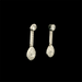 Boucles d'oreilles Boucles d'oreilles en diamant en forme de poire 58 Facettes