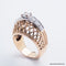 Bague 54 Bague en Or rose, diamants 58 Facettes 3599
