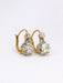 Boucles d'oreilles Dormeuses anciennes or diamants taille ancienne 2,2 ct 58 Facettes J327