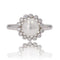 Bague 53 Bague perle de culture Akoya et diamants or blanc 58 Facettes 24-074