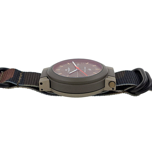 Montre IWC Schaffhausen Nato Olive Porsche Design Compass 1st Version IW 3510 Circa 1978 58 Facettes