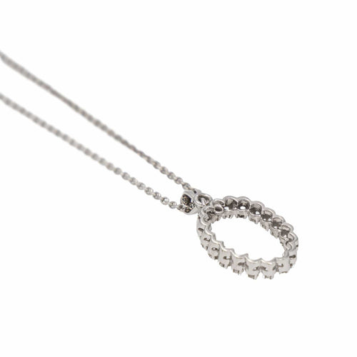 Collier Collier Chaîne + pendentif Or blanc Diamant 58 Facettes 2722615CN