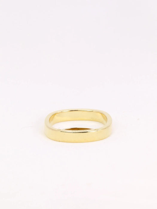 Square wedding ring Dinh Van yellow gold