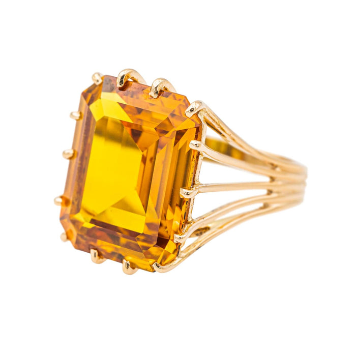 Bague 62 Bague Cocktail Or jaune Citrine 58 Facettes 3201587RV