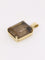 Pendentif VASSORT Pendentif or jaune quartz fumé 40 carats 58 Facettes 1190.9