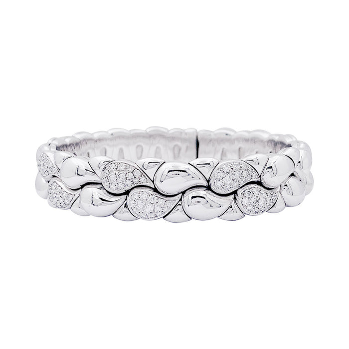 Bracelet Chopard "Casmir“white gold, diamonds.