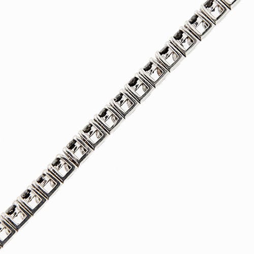 Bracelet Bracelet tennis en diamant noir de 1,58 ct 58 Facettes 34310