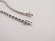 Bracelet bracelet riviere de diamants et saphirs 2ct maille tennis en or blanc 58 Facettes 260237