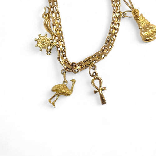 Bracelet Bracelet ou breloques jaunes 58 Facettes REF24051-215