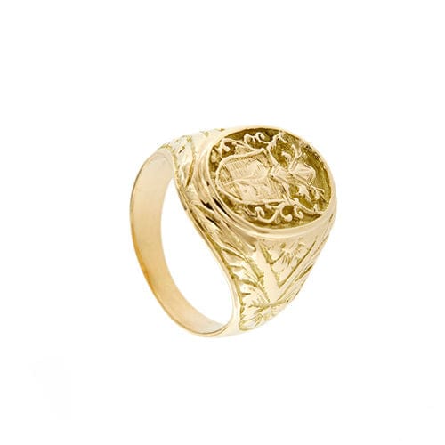 Bague 59 Bague chevalier pour homme avec blason 58 Facettes 33119