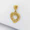 Pendentif Pendentif Coeur en or jaune 58 Facettes 32176