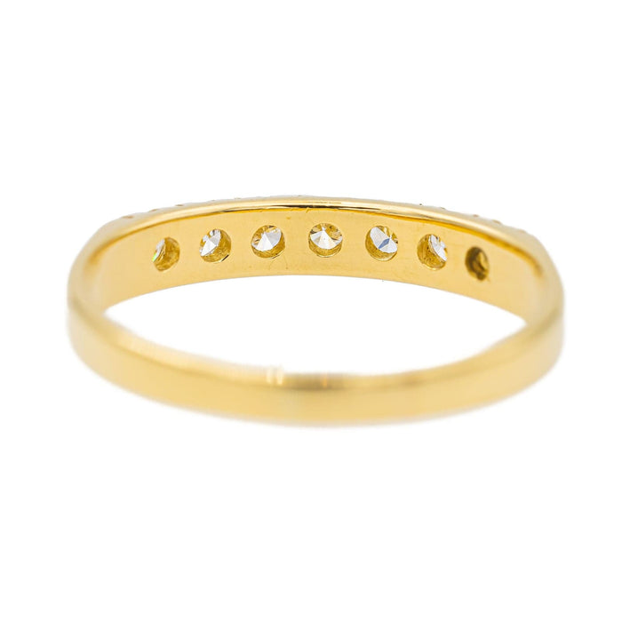 Bague 50 Bague Demi alliance Or jaune Diamant 58 Facettes 3208048CN