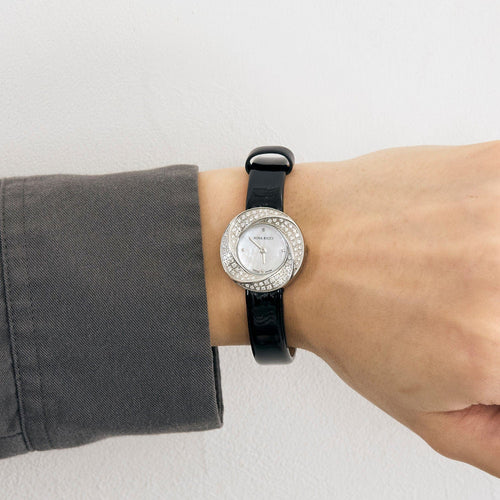 Montre NINA RICCI - Acier - Cadran effet spirale 58 Facettes