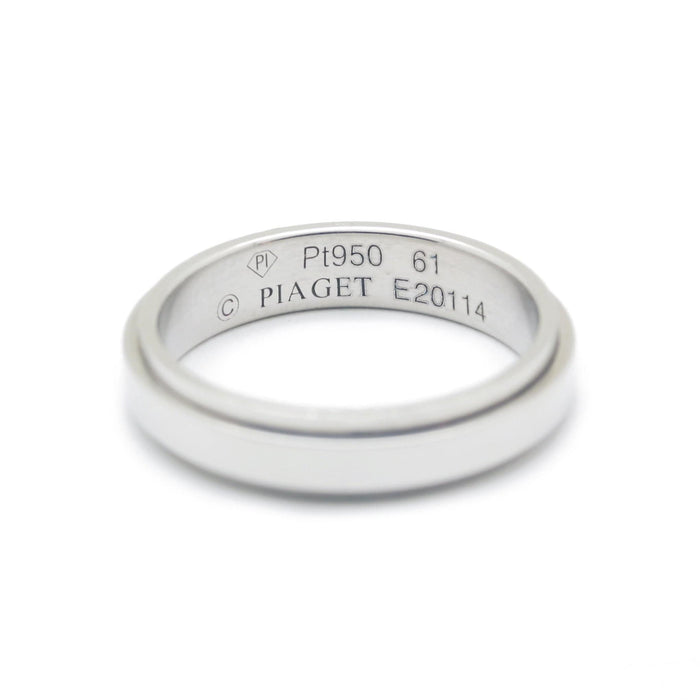 Bague 61 PIAGET - Alliance possession platine 58 Facettes 220457R