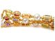 Collier BULGARI - Collier Allegra en or jaune, pierres de couleur, perles et diamants 58 Facettes